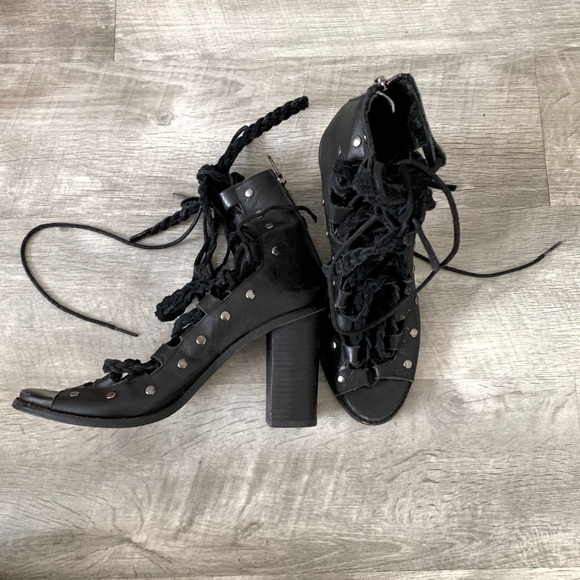 Free people Laced Up Heels - Picture 3 of 5